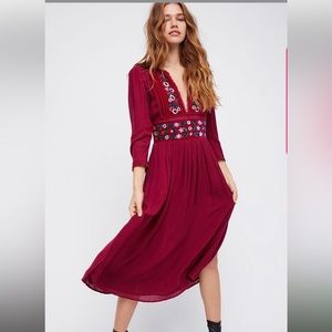 FREE PEOPLE Flora Midi Dress